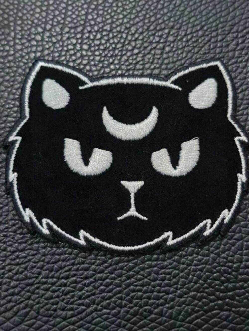 Loungefly Cat Moon Patch Black Feline Crescent Embroidered Iron On Goth OS NWT